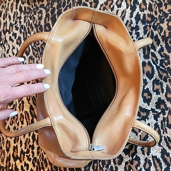 Vintage Browns Bravo Elegant Tan Leather Shoulder Bag - Picture 4 of 16